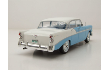 CHEVROLET Bel Air 4-Door HardTop (1956), light blue/white