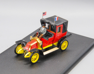 RENAULT Ag1 Taxi De La Marne With Driver (1914), Red Yellow