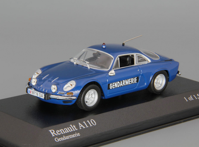 RENAULT Alpine A110 Gendarmerie (1971), blue