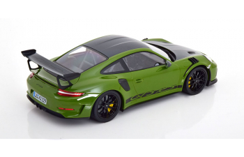 PORSCHE 911 (991) GT3 RS Weissach Package (2019), green grey