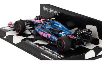 ALPINE F1 A525 Team Bwt Alpine №43 Spain Gp (2025) Franco Colapinto, Black Blue Pink