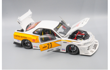 NISSAN Skyline GT-R Liberty Walk, белый, 27 см.