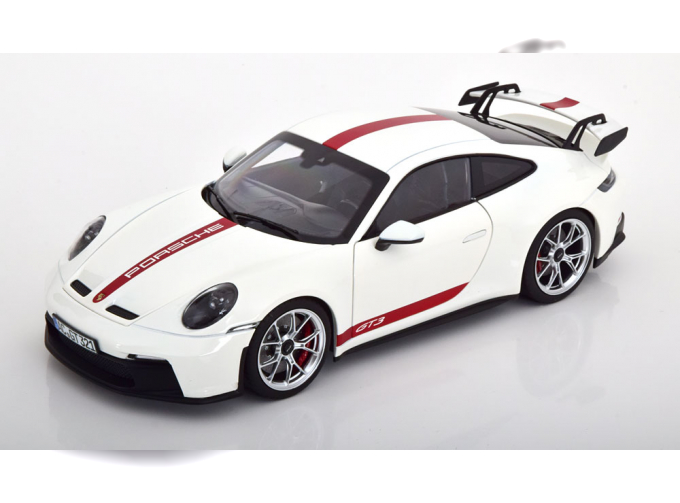 PORSCHE 911 (992) GT3 (2021), white red