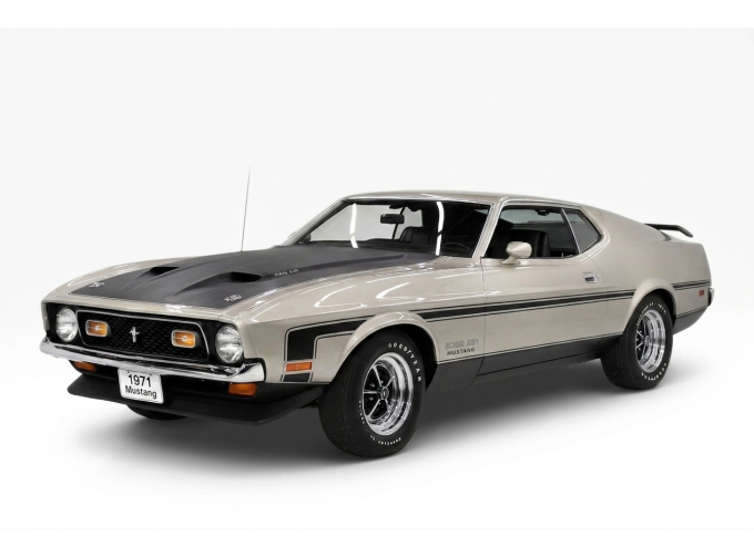 FORD Mustang BOSS 351 (1971) – Light Pewter Metallic