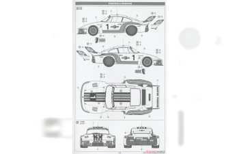 Сборная модель PORSCHE 935 Martini №1