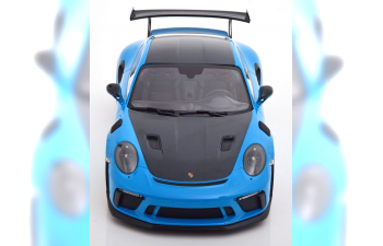 PORSCHE 911 (991 II) GT3 RS Weissach Package (2019), blue/carbon-grau