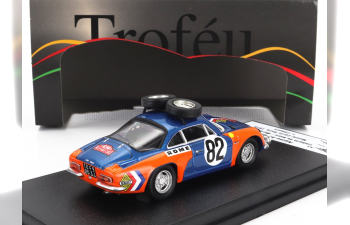 RENAULT A110 Alpine (night Version) №82 Rally Montecarlo (1973) Umberto De Bonis - Maria T.pelossa, Blue Orange