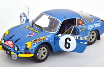 RENAULT Alpine A110 1600s (night Version) N6 Rally Montecarlo (1972) J.Candruet - P.Pagani, Blue Met