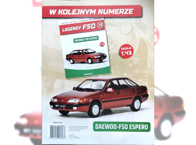 Daewoo-FSO Espero, Kultowe Legendy FSO 70