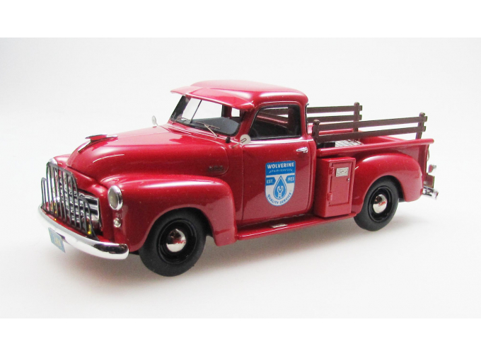 GMC Серии 100 5ти оконный пикап коммунальных служб (1953), красный