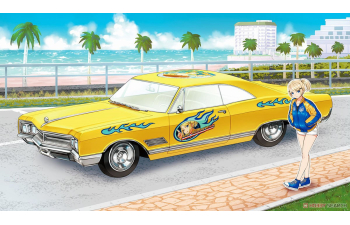 Сборная модель Egg Girls 1966 American Coupe Type B “Amy McDonnell” w/Figure