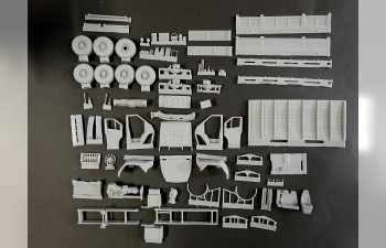 Сборная модель Армейский грузовой автомобиль Миасский грузовик Next
