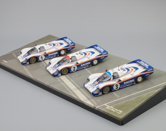 PORSCHE 956L Le Mans 1982 1-2-3 3 Car Set