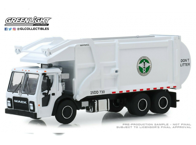 MACK LR Refuse Truck мусоровоз "New York City Department Of Sanitation" 2019