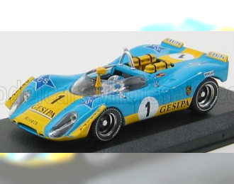 PORSCHE 908/2 N 1 Jarama 1970 Alex-soler Roig, Blue Yellow