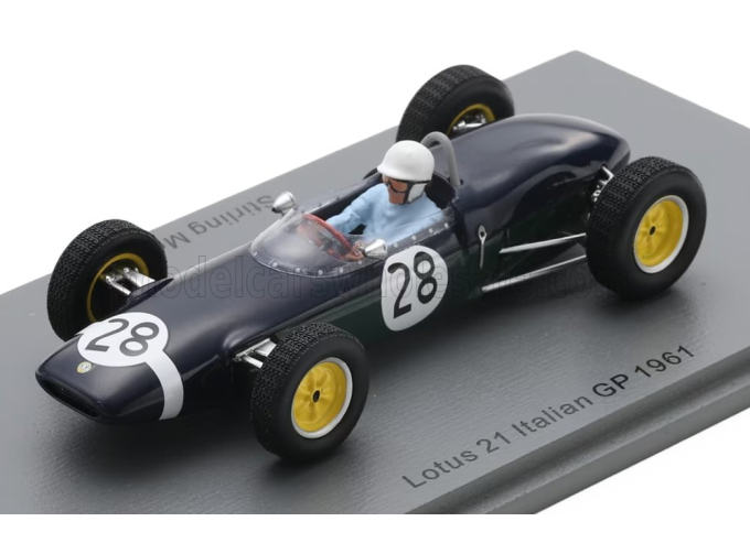LOTUS F1 21 №28 Italy Gp Stirling Moss (1961), Green