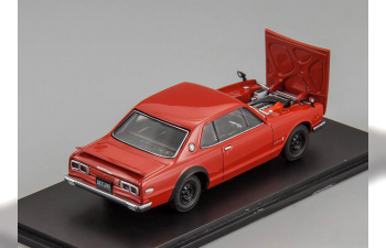 NISSAN Skyline 2000 GT-R KPGC10 (1971), red 