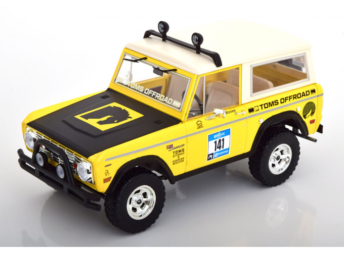 FORD Bronco Rebelle Rally Roaming Wolves (1969), yellow white