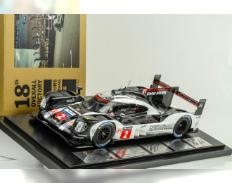 PORSCHE 919 Hybryd 2.0L Turbo Team Porsche #2 Winner 24h Le Mans R.Dumas-N.Jani-M.Lieb 18th Overall Victory (2016), white / black / red