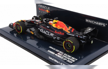 RED BULL F1 Rb19 Team Oracle Red Bull Racing №1 World Champion Winner Monaco Gp (2023) Max Verstappen, Matt Blue