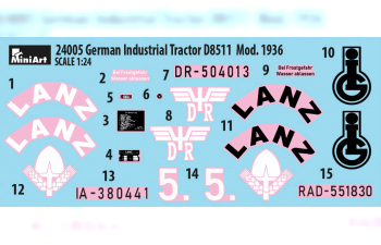 LANZ Bulldog D8511 German Industrial Tractor (1936)