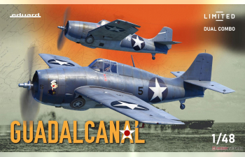 Сборная модель GUADALCANAL DUAL COMBO F4F-4 Wildcat