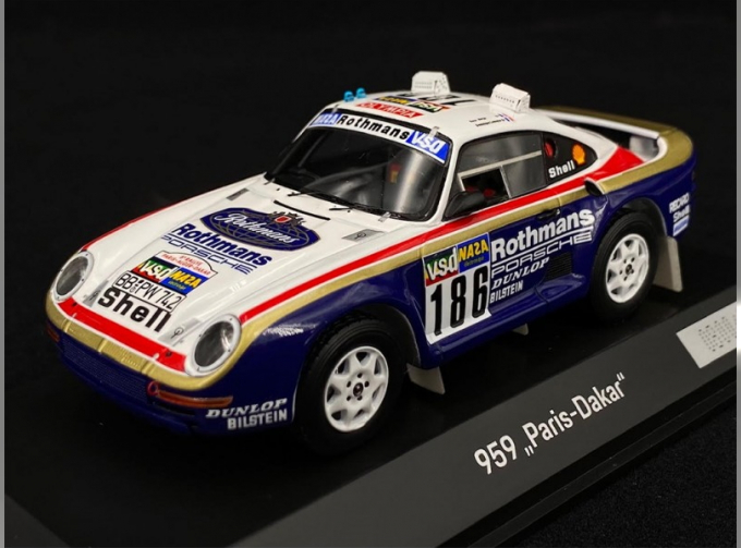 PORSCHE 959 #186 Winner Rally Paris - Dakar 1986 Rothmans