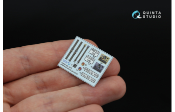 3D Декаль интерьера кабины Schwimmwagen Type 166 (Hero) (с 3D-печатными деталями)