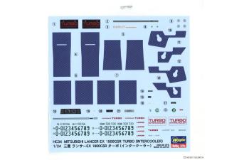 Сборная модель Mitsubishi Lancer EX 1800GSR Turbo "Custom Version"