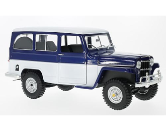 JEEP Willys Station Wagon (1955), blue / white