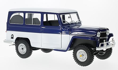 JEEP Willys Station Wagon (1955), blue / white