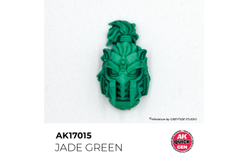 Краска акриловая QUICK GEN - Нефритово-зелёный / JADE GREEN, 18мл