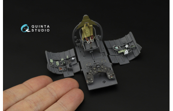 3D Декаль интерьера кабины пилота Macchi MC.200 Saetta (Italeri)