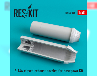 F-14A closed exhaust nozzles for Hasegawa Kit