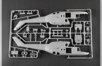 Сборная модель Российский ударный вертолёт Ми-24А Hind-B