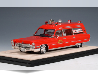 CADILLAC Miller-Meteor Ambulance "North Ambulance" (1968), Red