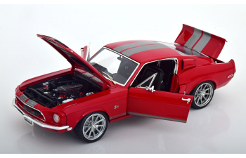 FORD Shelby Mustang GT500 KR New School (1968), red grey