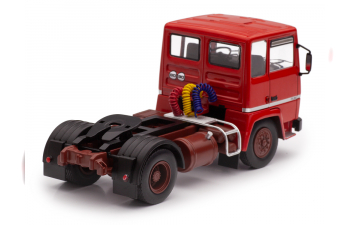 BERLIET TR 280 седельный тягач с полуприцепом (Трал), красный