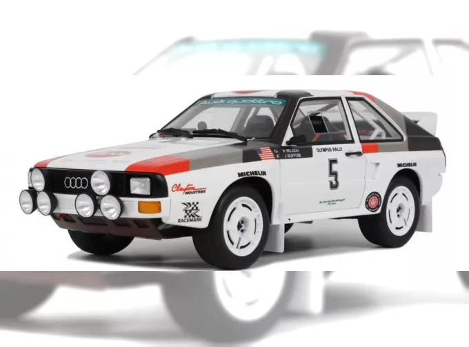 AUDI Sport Quattro No 5 Olympus Rally, Buffum/Wilson (1986)