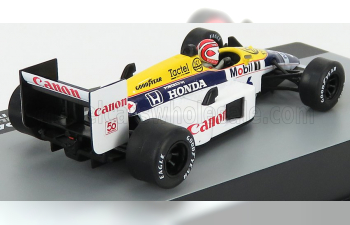 WILLIAMS F1 Honda Fw11b N 6 Italy Gp Nelson Piquet 1987 World Champion, White Blue Yellow