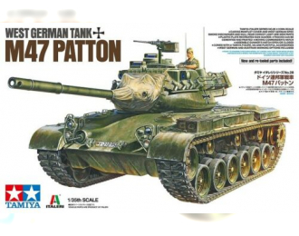 Сборная модель TANK M47 PATTON армия ФРГ, с одной фигурой