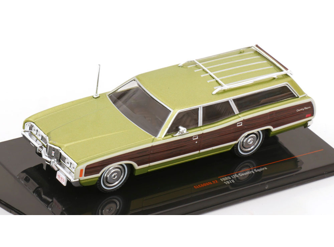 FORD Ltd Country Squire Sw Station Wagon (1972), Light Green Met - Wood