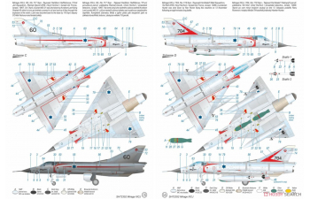 Сборная модель Mirage IIIC