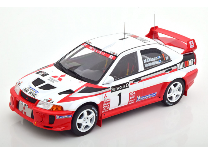 MITSUBISHI Lancer Evo V #1 "Mitsubishi Ralliart" Mäkinen/Mannisenmäki RAC Rally Чемпион мира (1998)