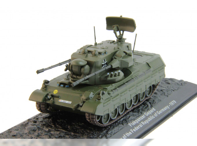 Flakpanzer Gepard Rdf Army Leipzig Germany (1979)