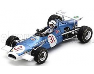 BRABHAM F2 Bt30 №31 German Gp Peter Westbury (1969), Light Blue White