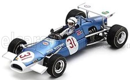BRABHAM F2 Bt30 №31 German Gp Peter Westbury (1969), Light Blue White
