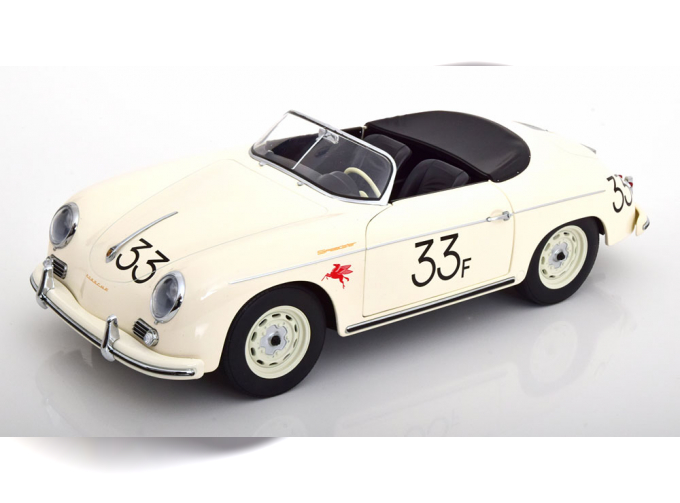 PORSCHE 356 A Speedster No 33, James Dean (1955), white