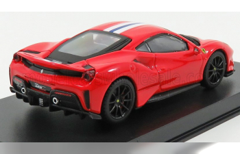 FERRARI 488 Pista (2018) - Con Vetrina - With Showcase, Red