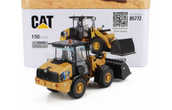 CATERPILLAR Cat906 Compact Electric Ruspa Gommata - Scraper Tractor Wheel Loader, Yellow Black